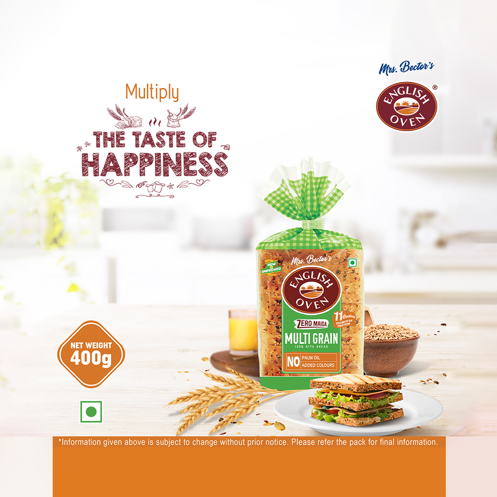 English Oven Zero Maida Multigrain Bread - 400g