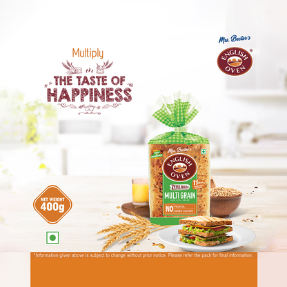 English Oven Zero Maida Multigrain Bread - 400g