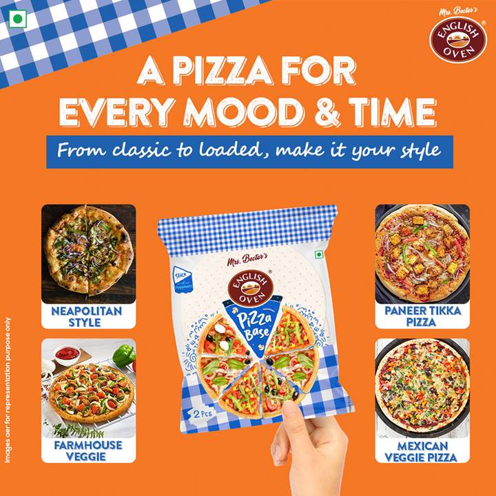 English Oven Pizza Base - 2 Pcs