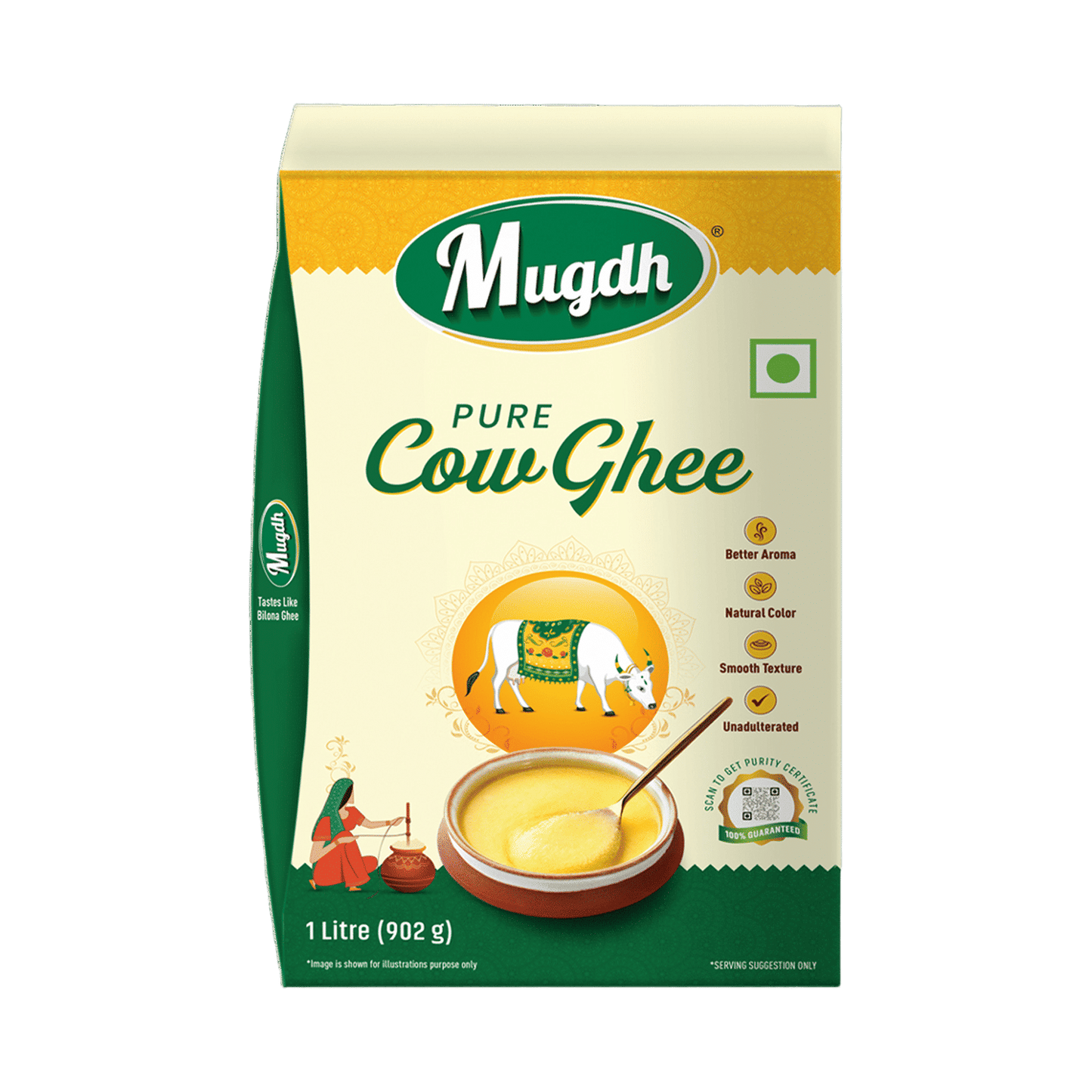 Mugdh Pure Cow Ghee - 1L