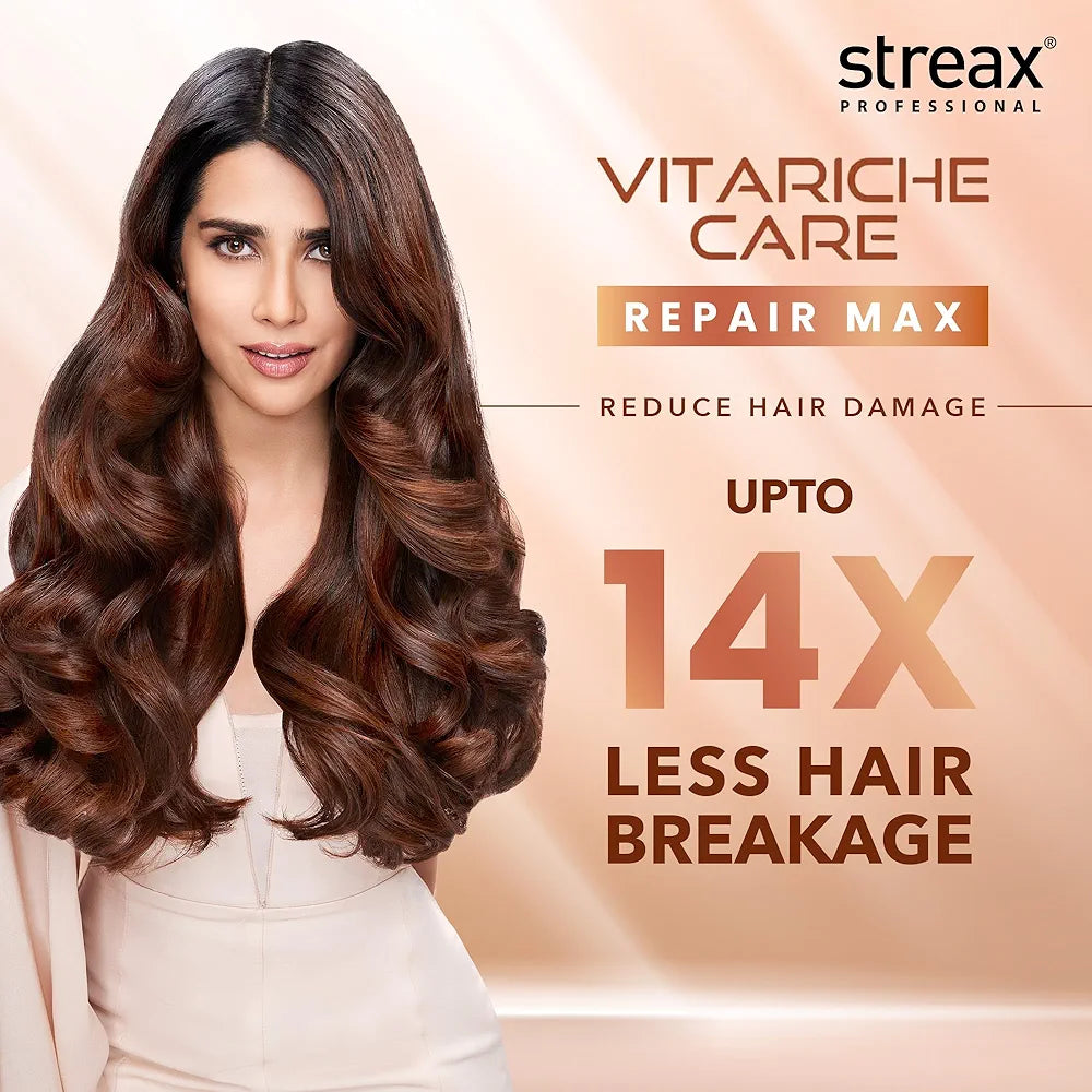 Streax Professional Vitariche Care Repair Max Shampoo - 100ml