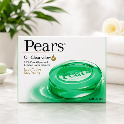 Pears Oil Clear & Glow Soap Bar 75gm
