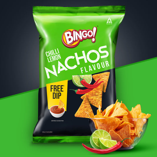 Bingo Chilli Lemon Nachos Flavour 48g