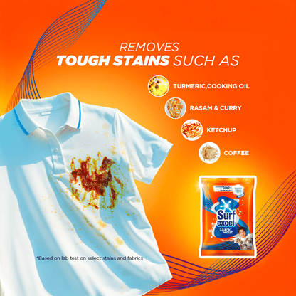 Surf Excel Quick Wash Detergent Powder - 500g