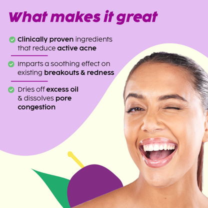 Plix Jamun Active Acne Face Wash Cleanser - 100ml