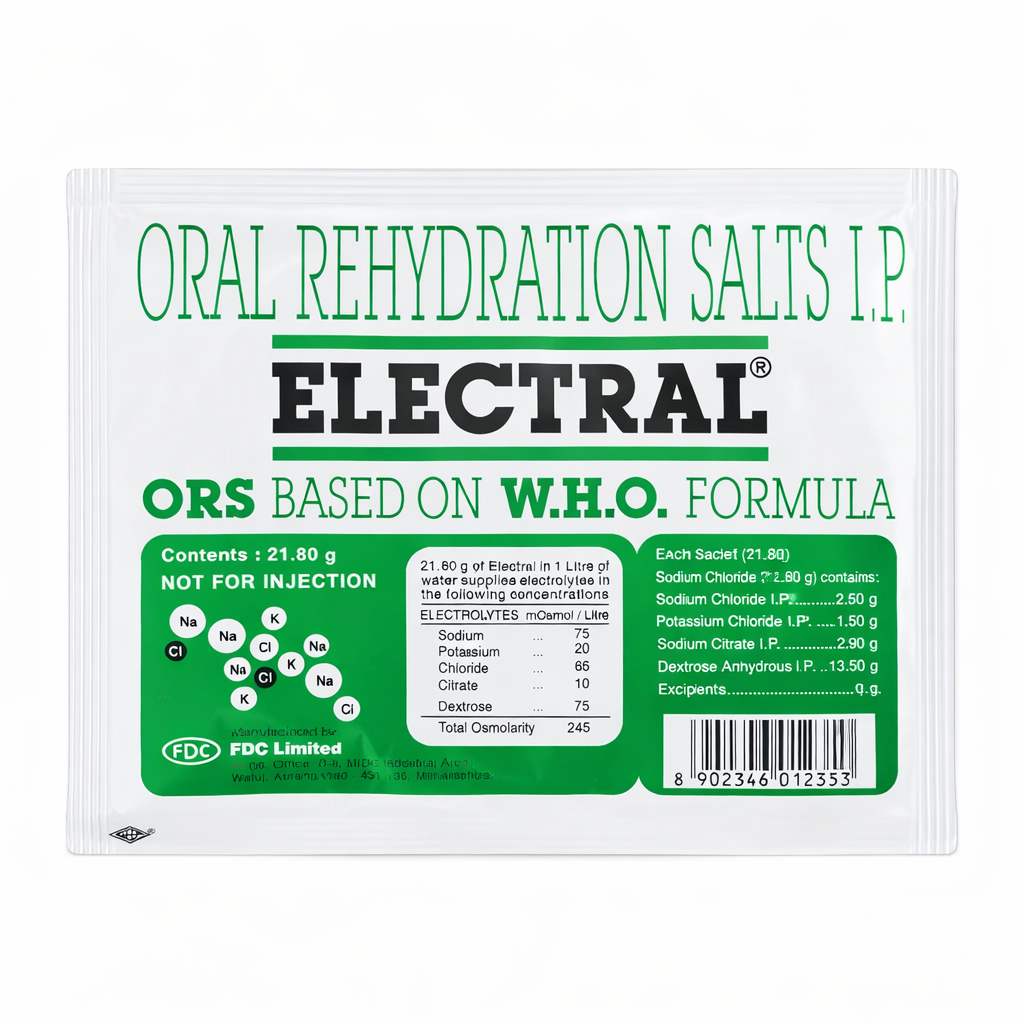Electral Oral Rehydration Salts Powder - 21.80g