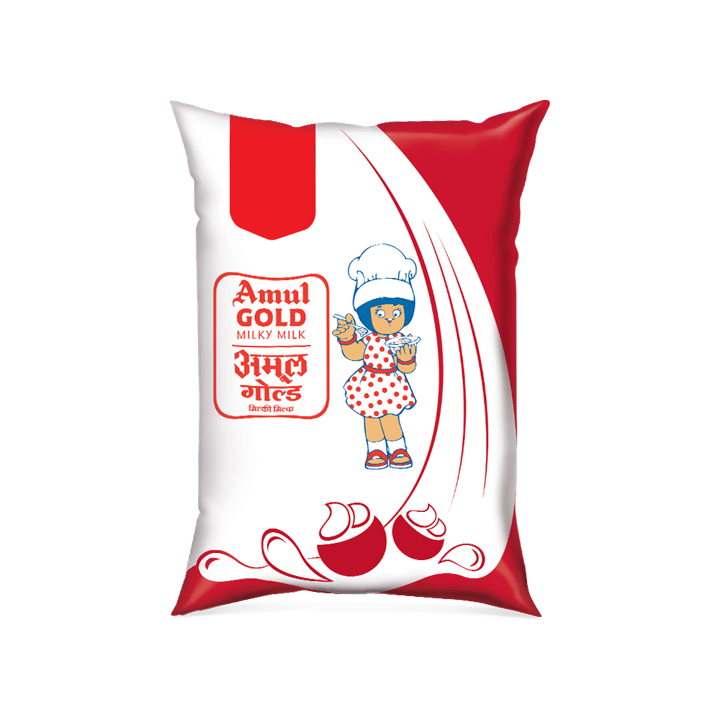 Amul Gold Full Cream Milk - 1 ltr