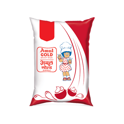 Amul Gold Full Cream Milk - 1 ltr