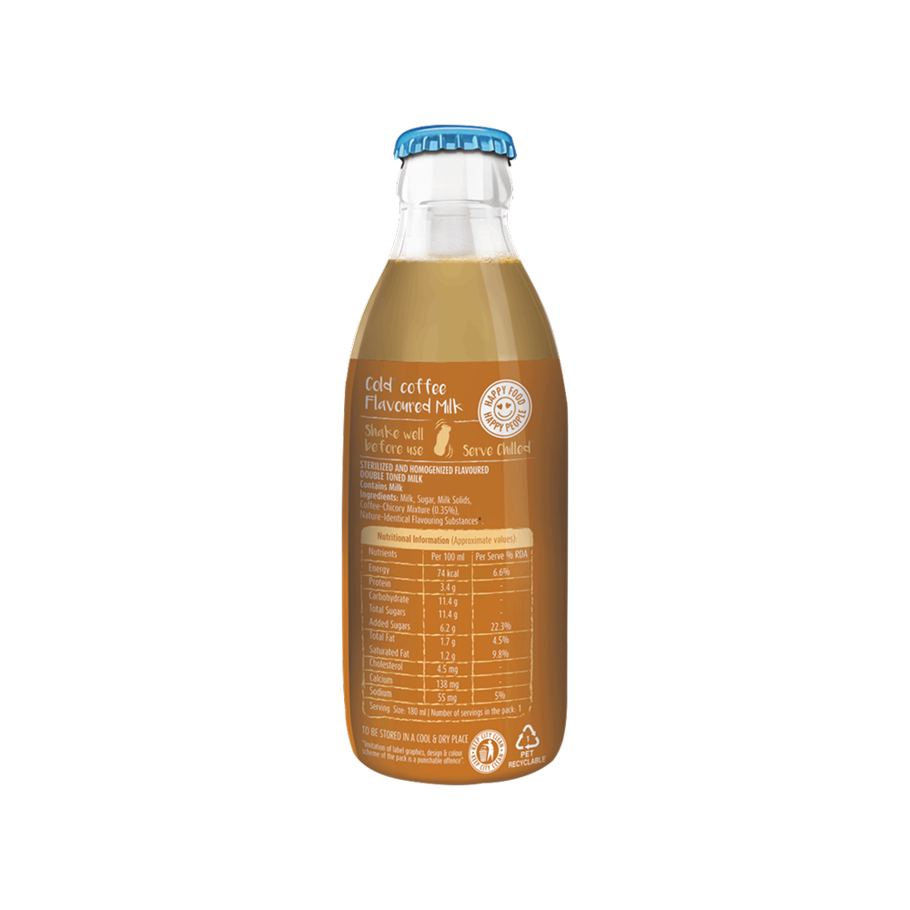 Mother Dairy Cold Coffee Flavoured Milk - 180ml