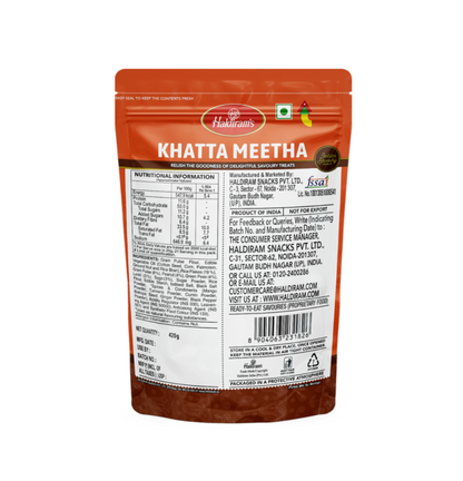 Haldiram's Khatta Mitha Mixer Namkeen (400g+20g)