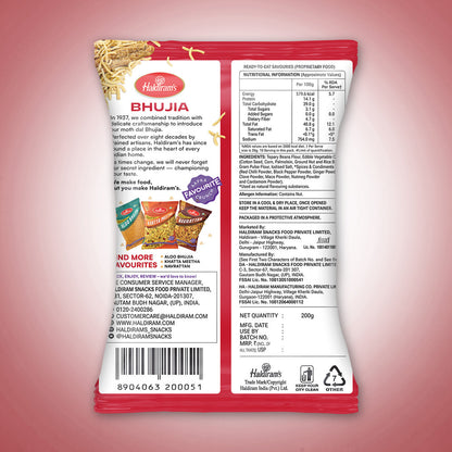 Haldiram's Besan Bhujiya - 200g