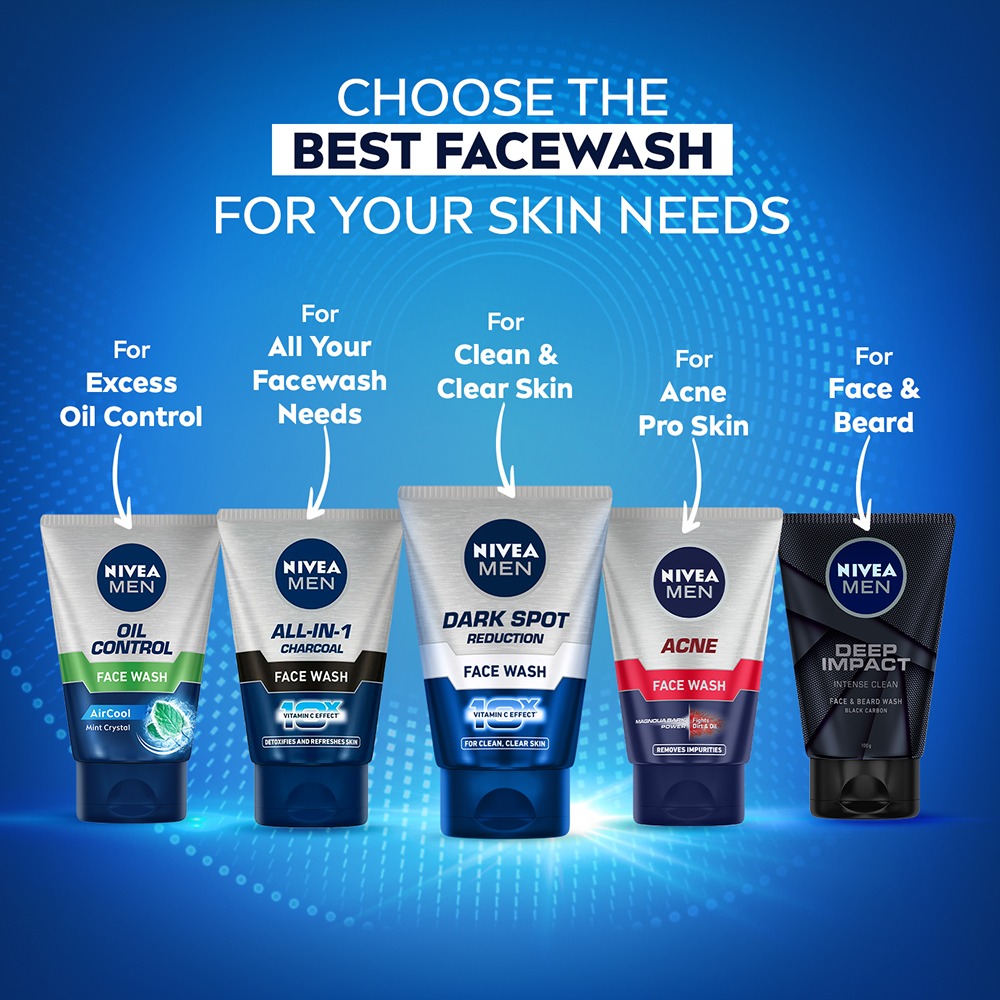 Nivea Men Dark Spot Reduction Face Wash 100 g