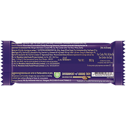 Cadbury Dairy Milk Chocolate Bar - 20.2g