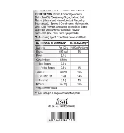 Lay's Chilli Lemon Flavour - 52.9 g