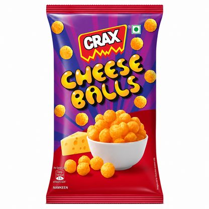 Crax Cheese Balls Puff - 107g
