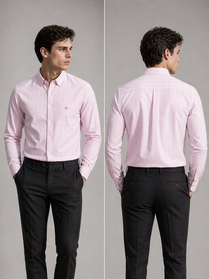 United Colors of Benetton
Men Slim Fit Spread Collar Solid Shirt