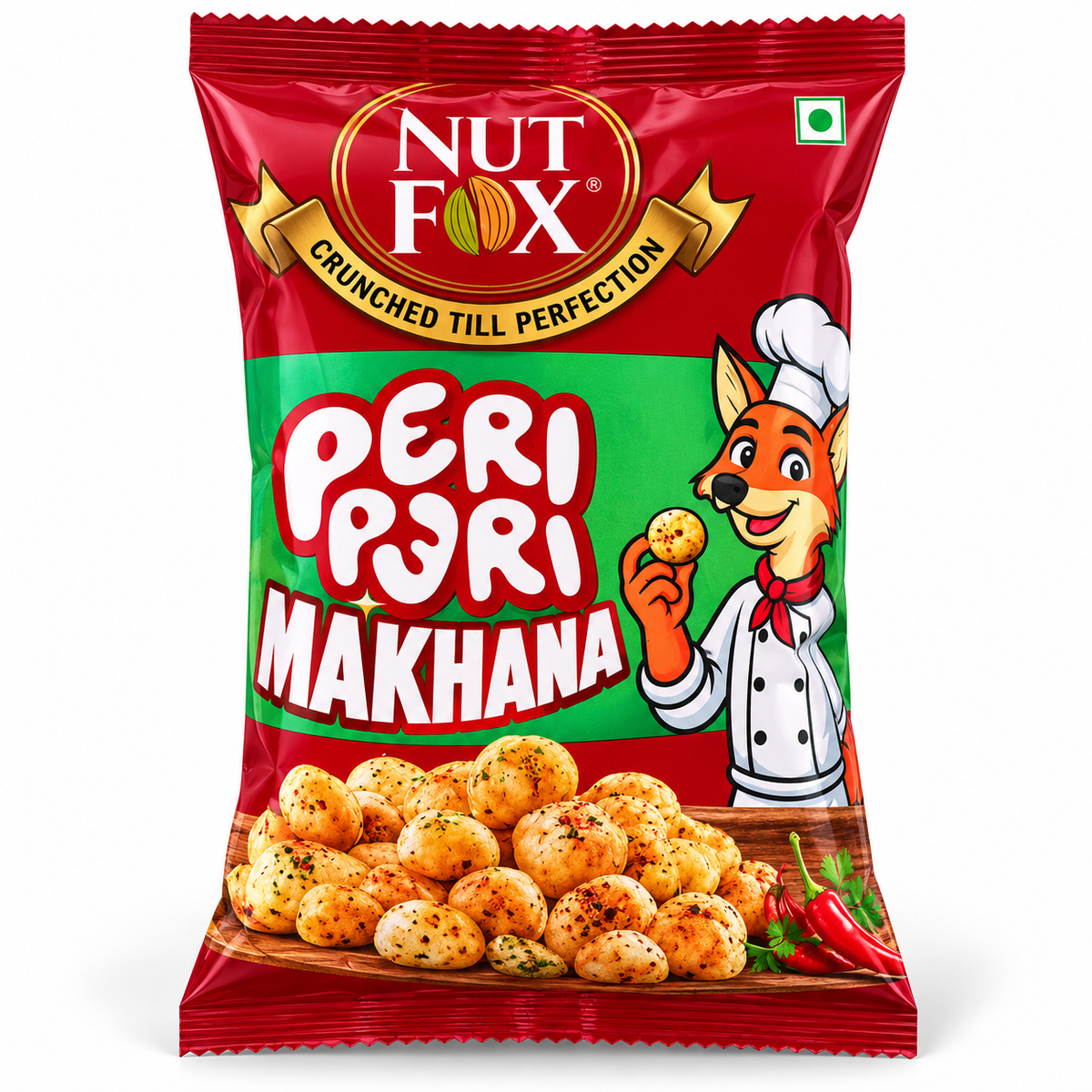 Nut Fox Makhana Peri Peri Masala - 12g