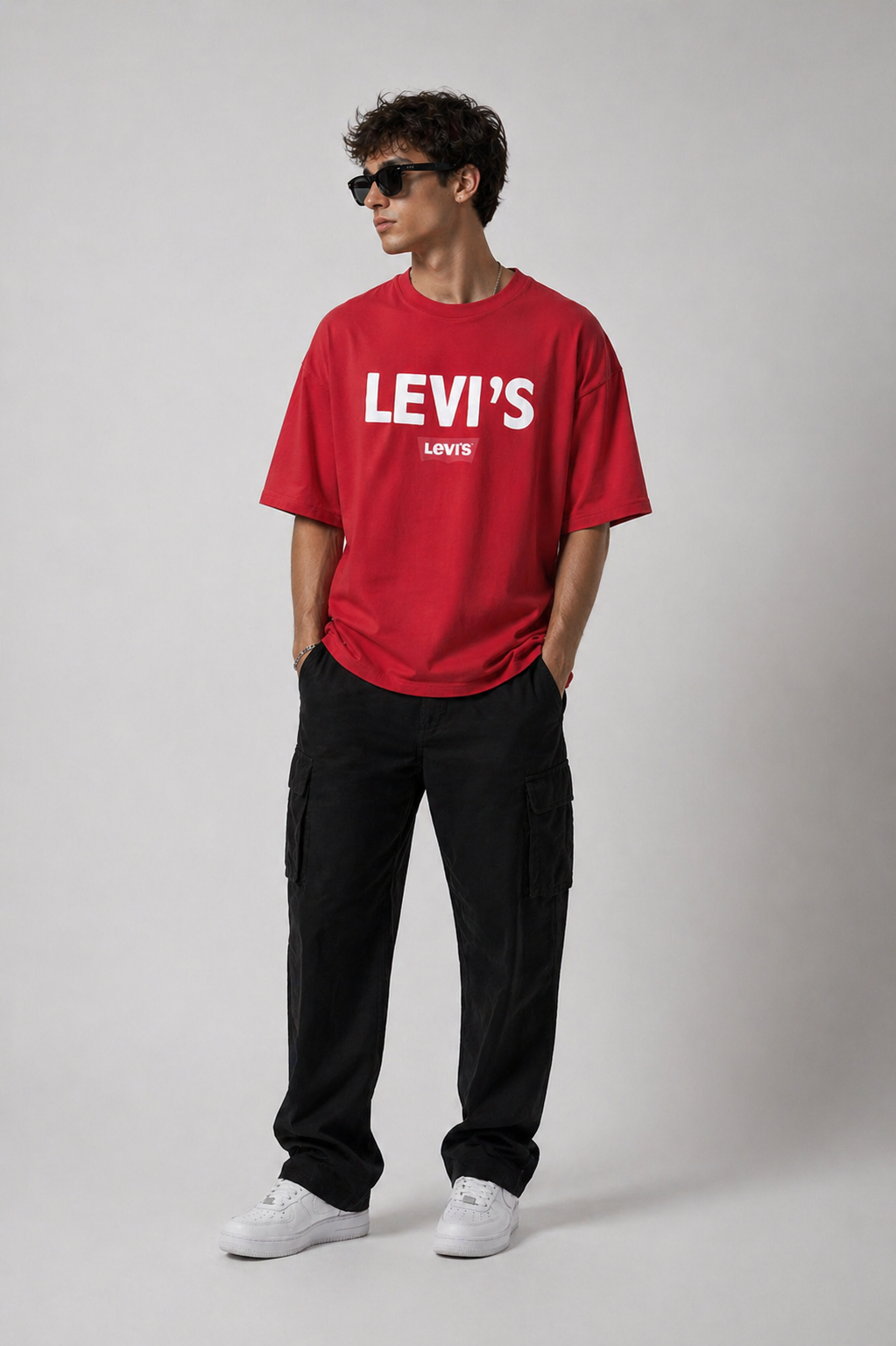 LEVI'S Down Sholder Premium Cotton T-Shirt