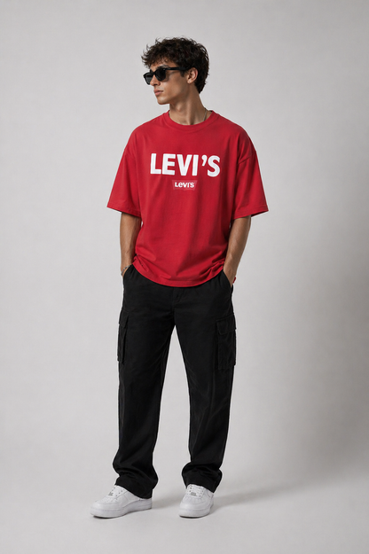 LEVI'S Down Sholder Premium Cotton T-Shirt