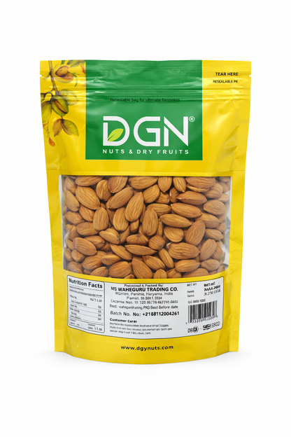 DGN Premium California Almond (कैलिफ़ोर्निया बादाम) - 250gm