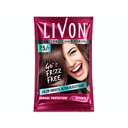 Livon Anti Frizz Hair Serum - 1 Sachet