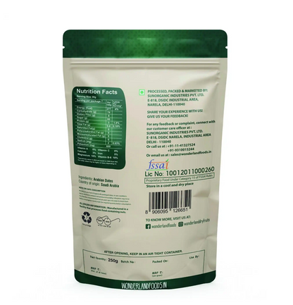 Wonderland Food Arbian Dates -250g