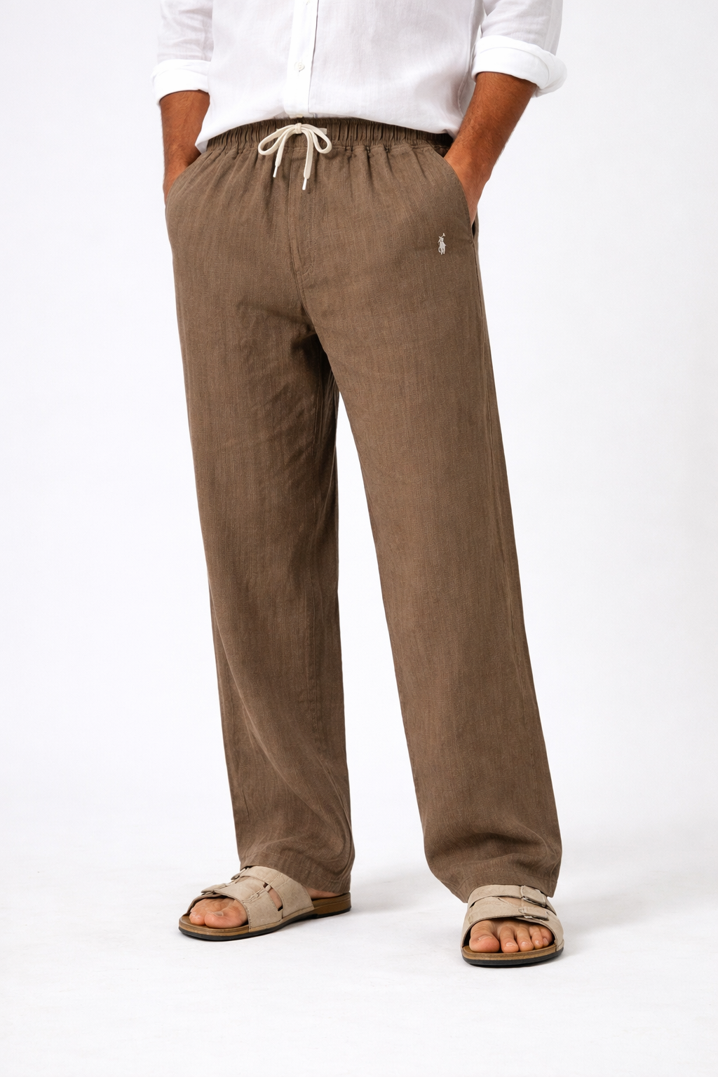 Ralph Lauren Polo Linen Casual Elastic Pajama