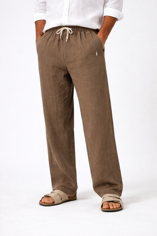 Ralph Lauren Polo Linen Casual Elastic Pajama