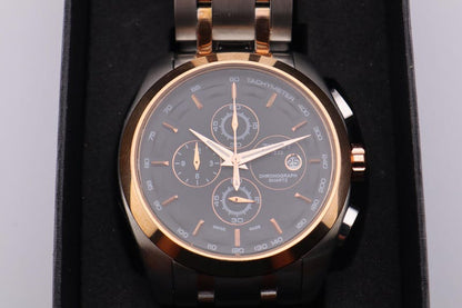 Tissot 1853 Black Dial with Rosegold Bezel (Two-Tone Strap)