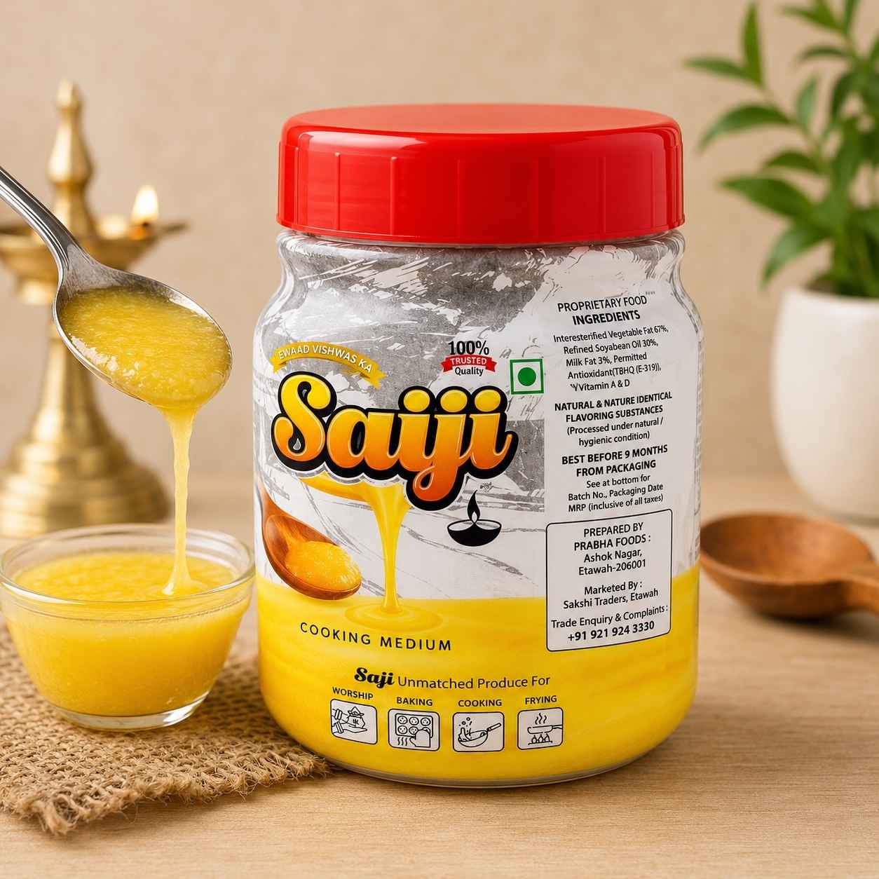 Pooja Ghee by SaiJi - 200g
