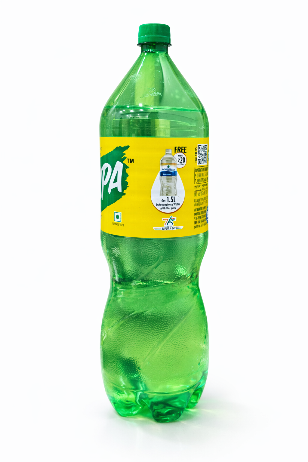 Campa Lemon Flavoured - 2.25ltr + 1.5 ltr Water bottle Free