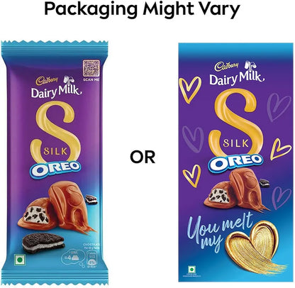 Cadbury Dairy Milk Silk Oreo Chocolate Bar - 124g