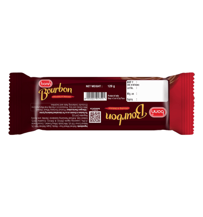 BONN Bourbon Chocolate Cream Biscuits - 120g