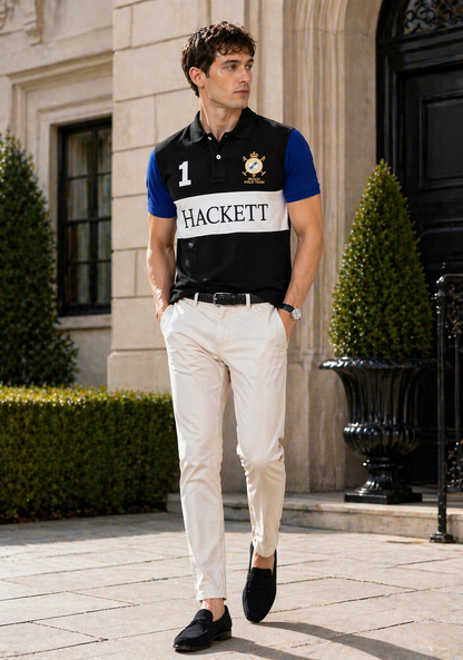 HACKETT Premium Cotton Polo T-Shirt