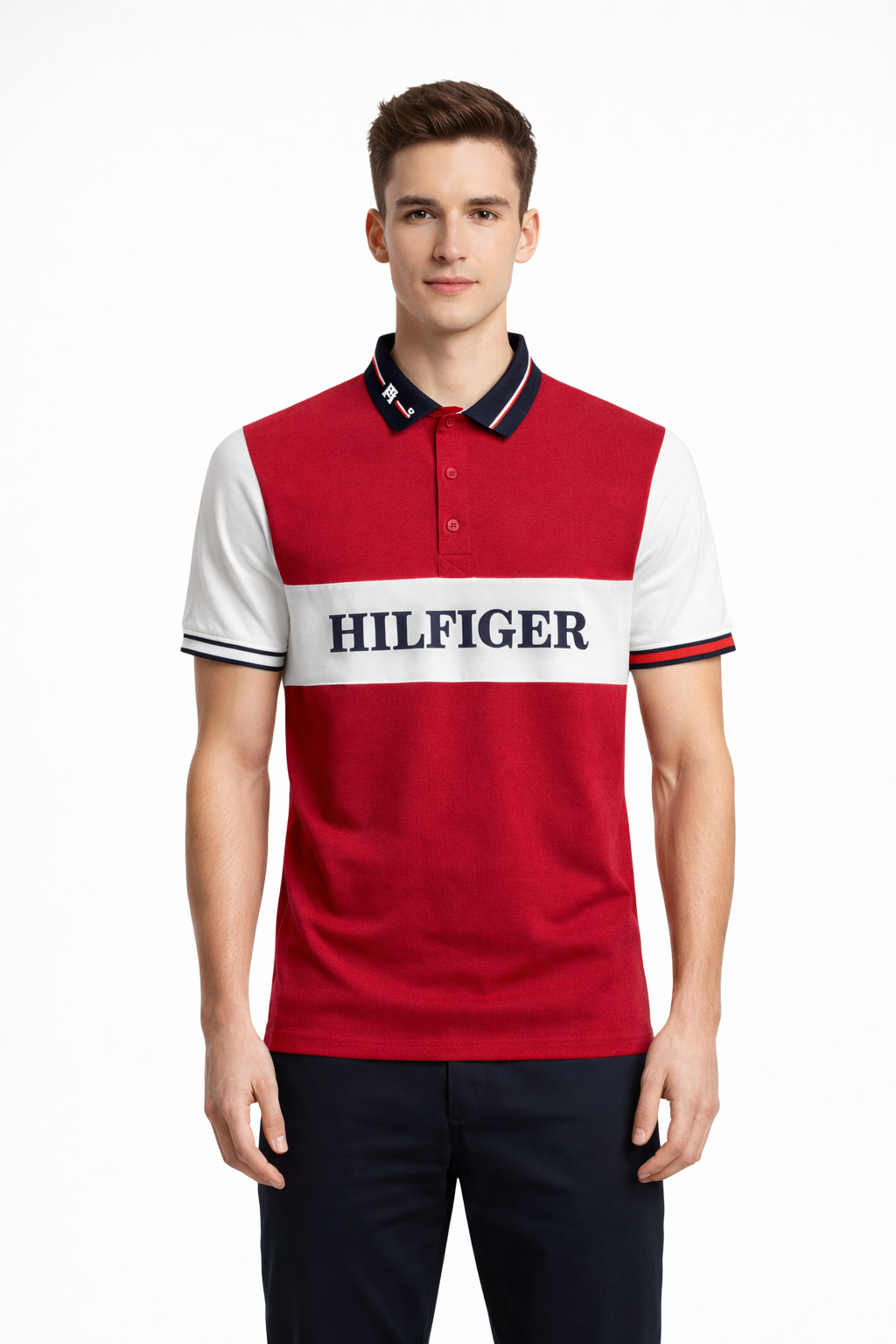 TOMMY HILFIGER Premium Cotton Polo T-Shirt