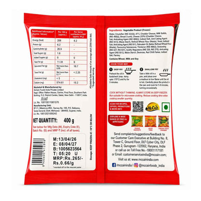 McCain Potato Cheese Shotz -400g