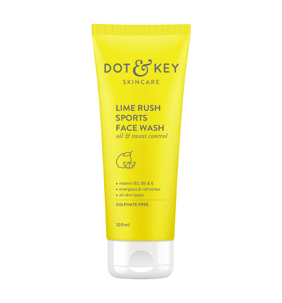 DOT & KEY Lime Rush Sports Face Wash - 100ml