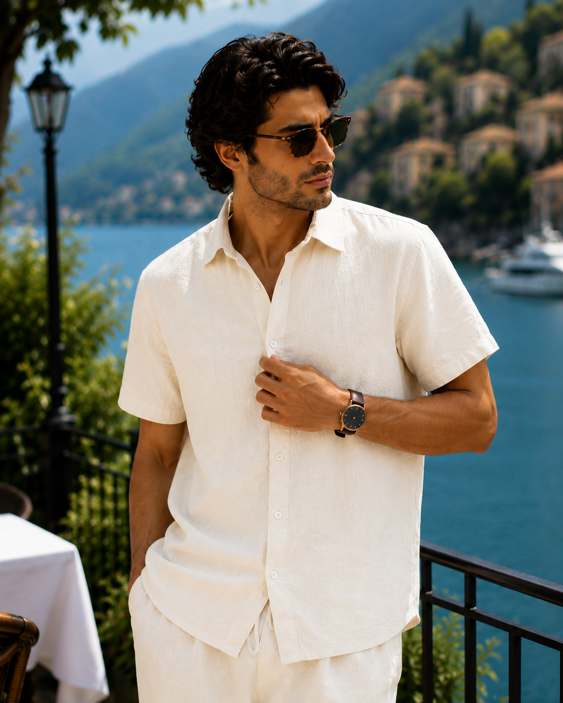 Zara Stylish Men's Linen Coard Sets