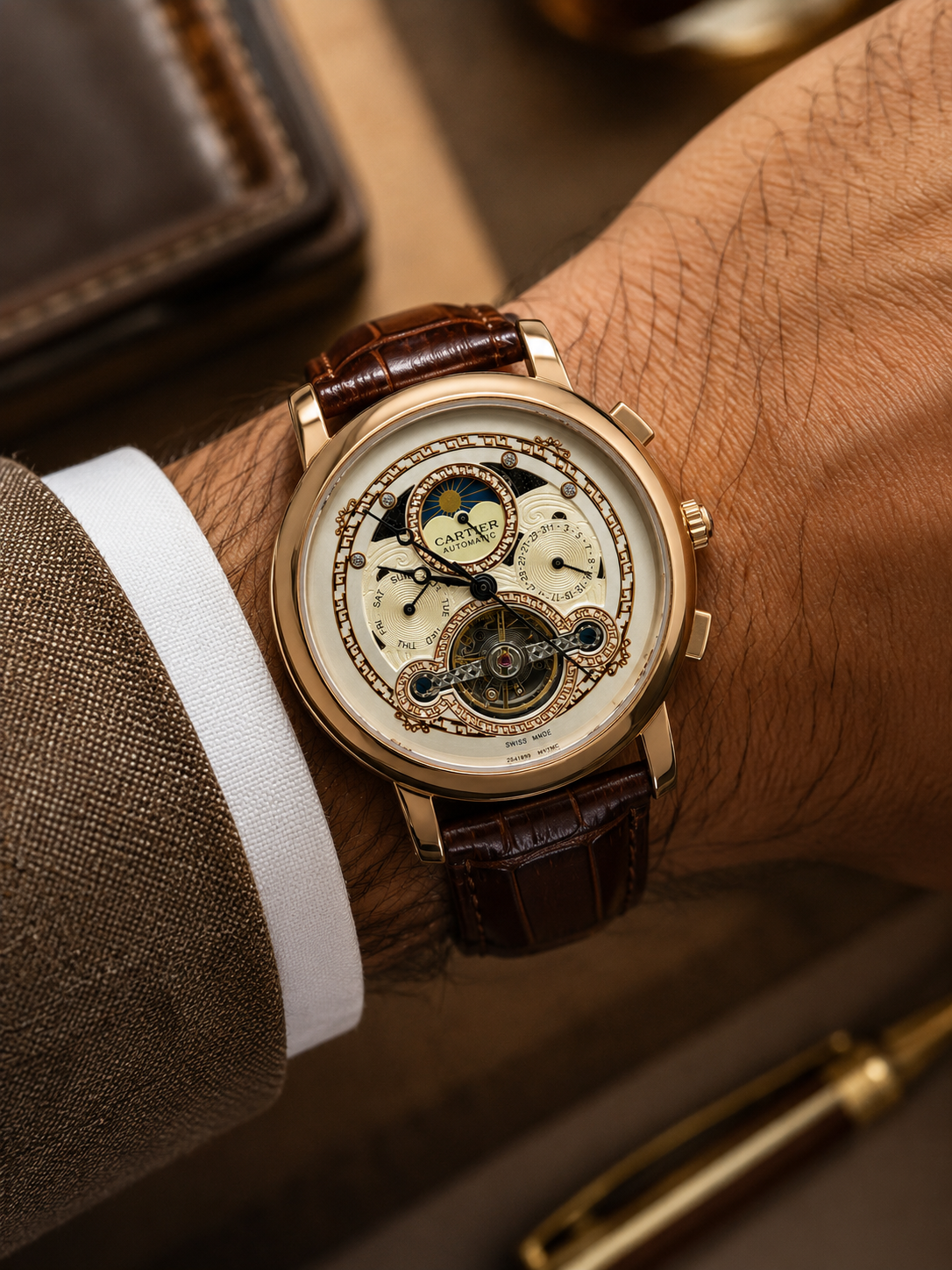 Cartier Automatic Watch For Men's