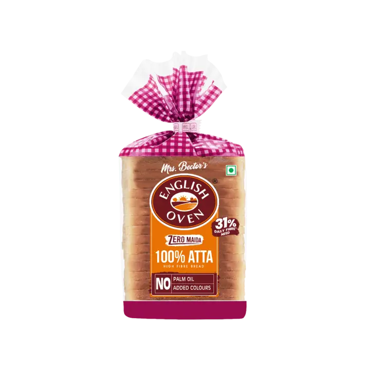 English Oven Zero maida 100% Atta/ Wheat Bread - 400g