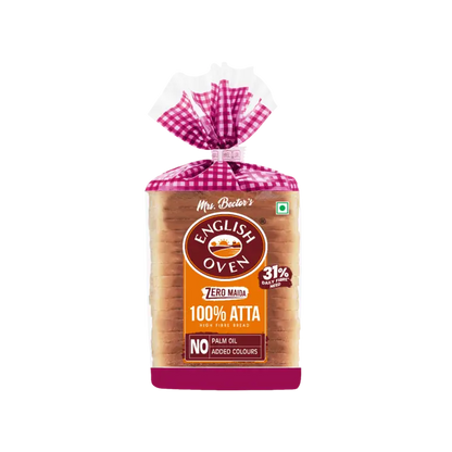 English Oven Zero maida 100% Atta/ Wheat Bread - 400g