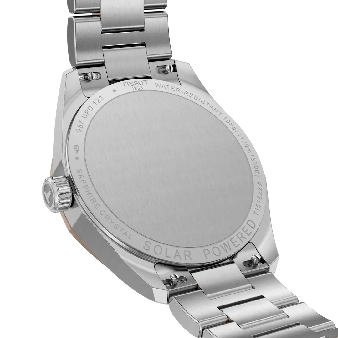 Tissot PRC 100 Solar 39mm Silver & Rose Gold