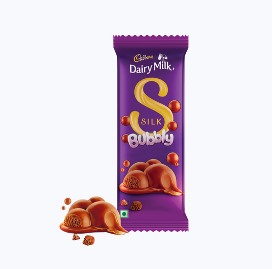 Cadbury Dairy Milk Silk Bubbly Milk Chocolate Bar