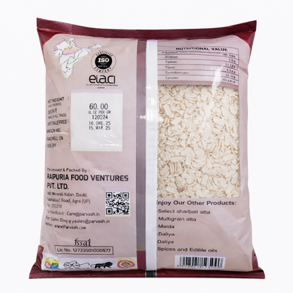 Parvaah Premium Fiber Rich Thik Poha - 500g