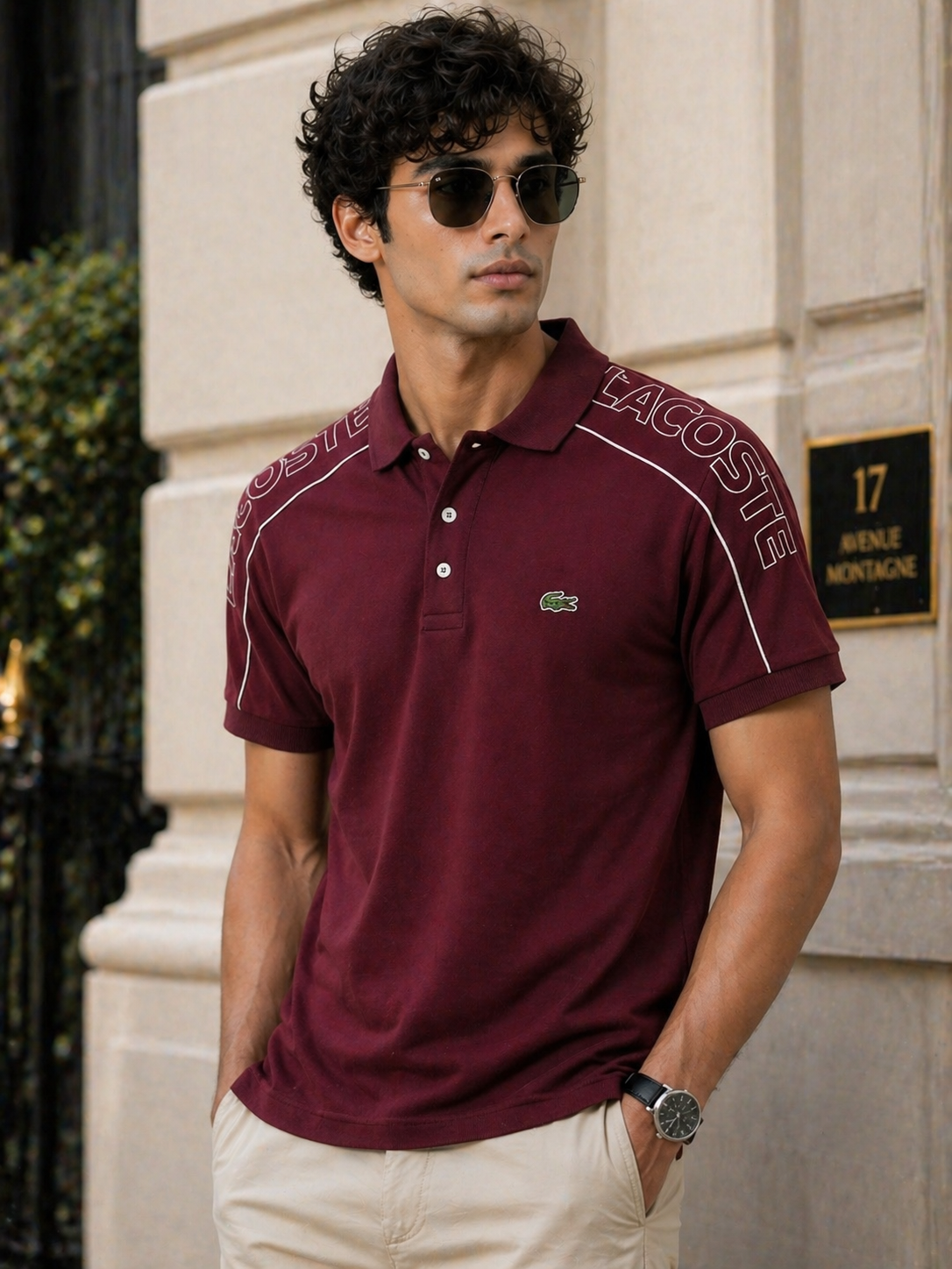 Lacoste Premium Polo Metty Cotton T Shirt
