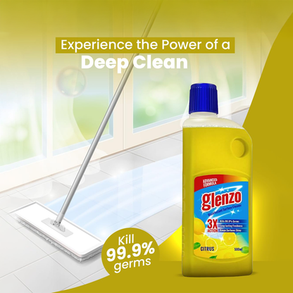 Glenzo Disinfectant Floor & Surface Cleaner - 500ml