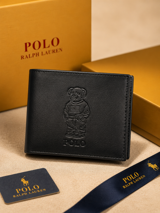 Ralph Lauren Polo Black Leather Wallet
