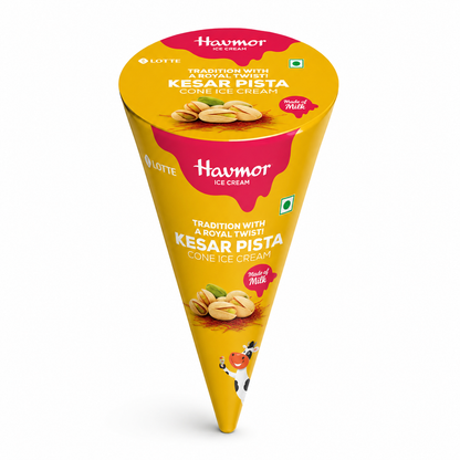 Havmor Kesar Pista Con - 110 Ml