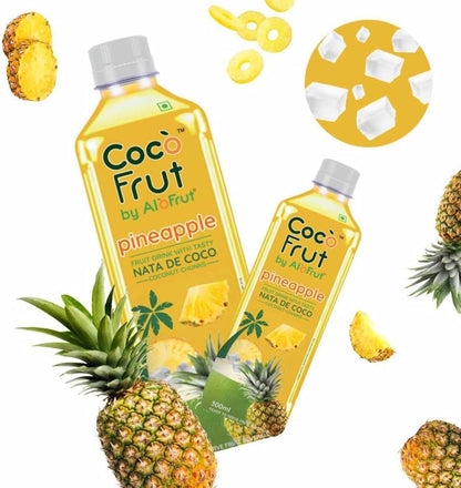 Coco Frut Pineapple Fruit Drink with Nata De Coco – 300ml