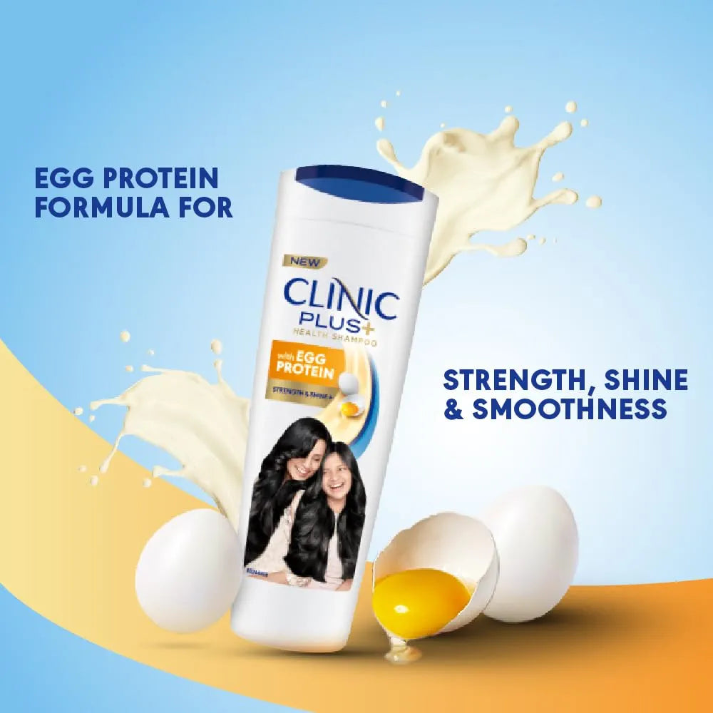 Clinic Plus Strength & Shine Shampoo with Egg Protein - 80ml